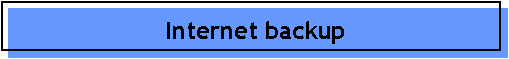 Internet backup